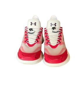 Under Armour Women's White and Red Nova SlipSpeed sneakers